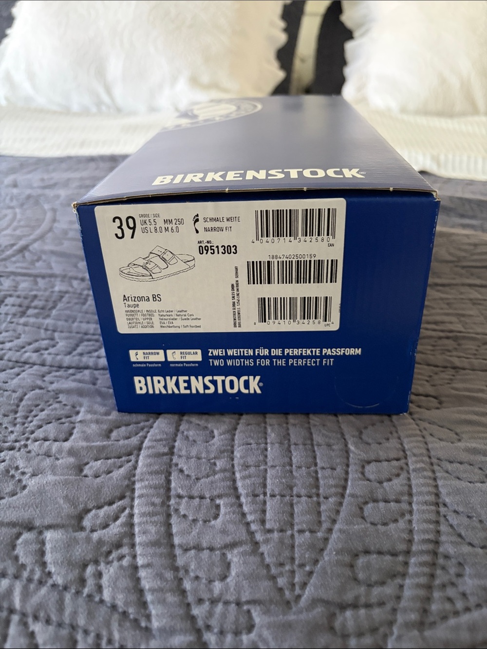 Birkenstock brand new in box  Taupe Arizona Label